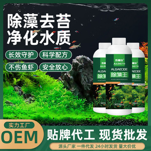 Fish tank algae remover moss removal agent green algae brown algae silk algae black hair algae fish tank water purification agent moss removal of nitrifying bacteria