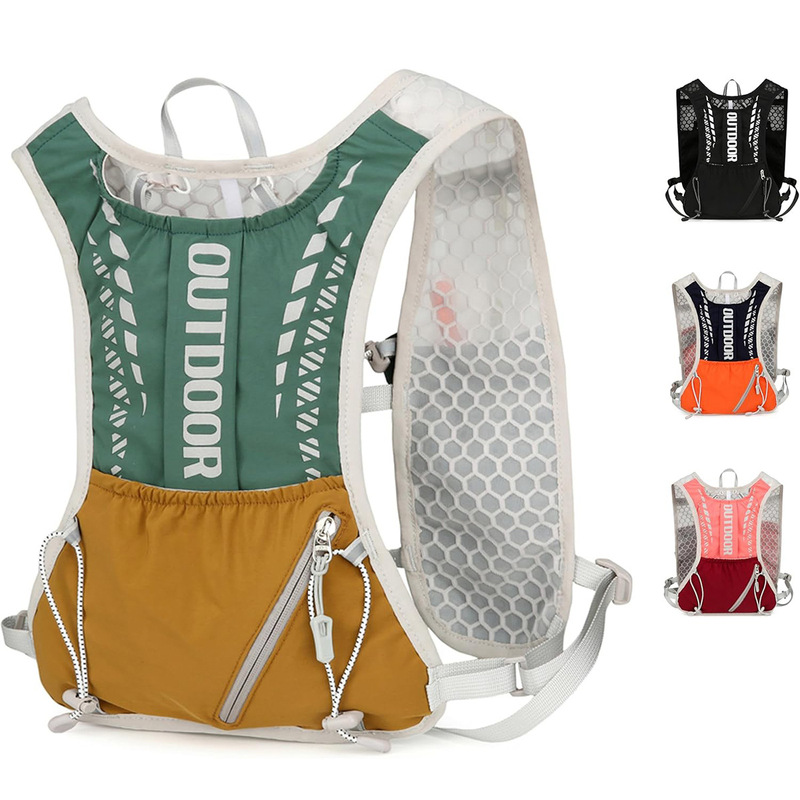 Professional Cross-Country Running Vest Bag for Men and Women, Outdoor Marathon Running, Mountaineering, Cycling, Hiking Hydration Bag Vest Bag