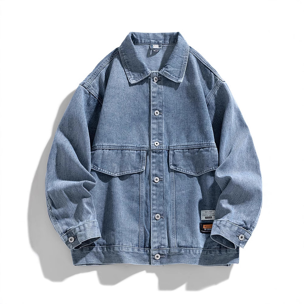 Spring Japanese denim jacket for men and women
