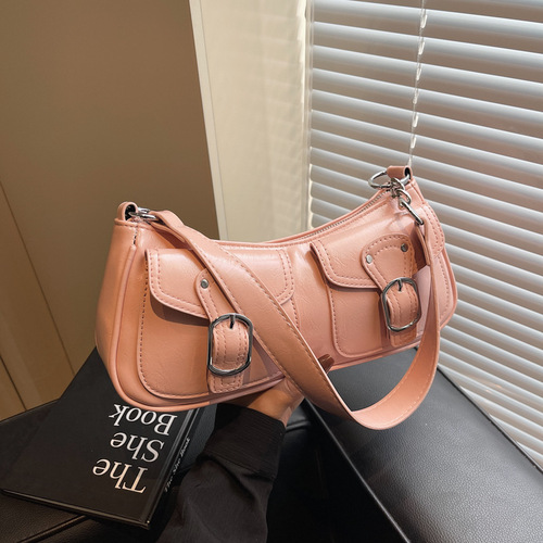 French casual fashion high-end underarm bag for women 2025 small bag versatile trendy shoulder bag