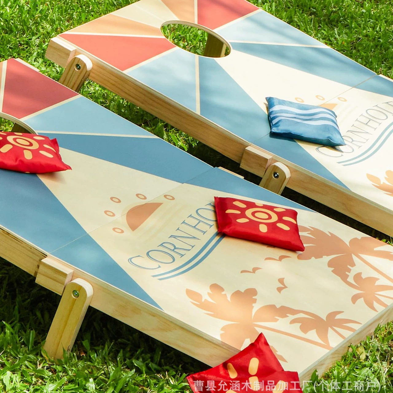 Детские деревянные мешки с песком Бросание мешков с песком