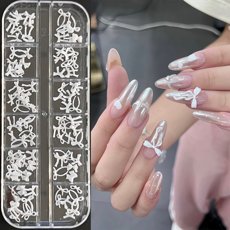 12 그리드 [스트리머 보우] 화이트