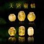 雕刻天然桶珠文玩蜜蜡