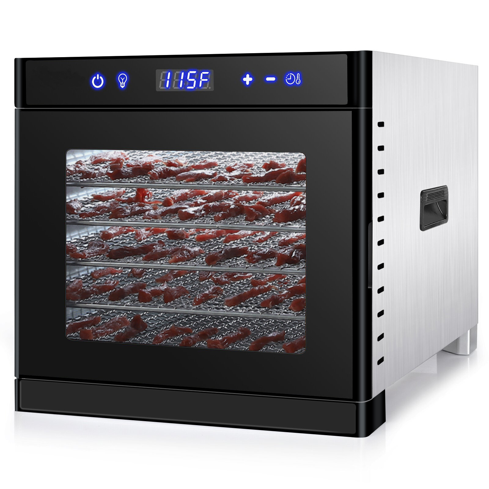 Hogar de doble uso fabricante de máquinas de frutas secas secador de frutas y verduras para mascotas snack carne seca deshidratador de frutas secador de aire