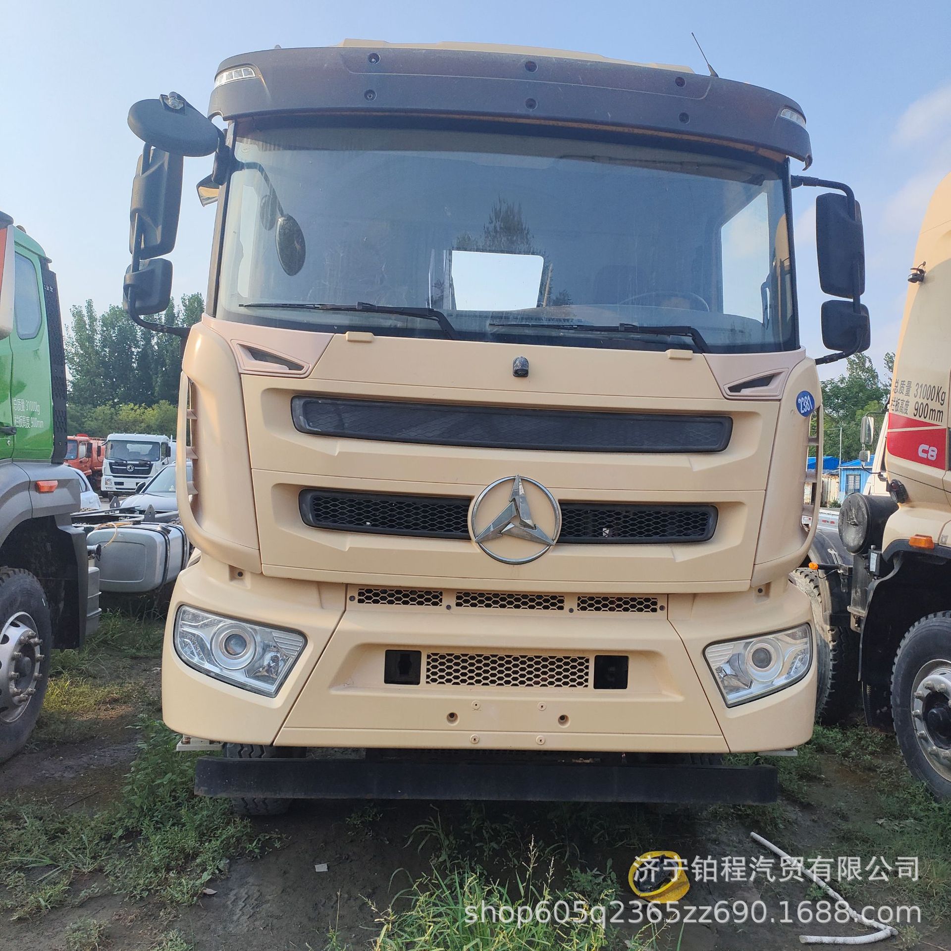 Direct shipment from the manufacturer: Cross-border HOWO 371/430 horsepower dump truck, second-hand remanufactured mining site tipper truck