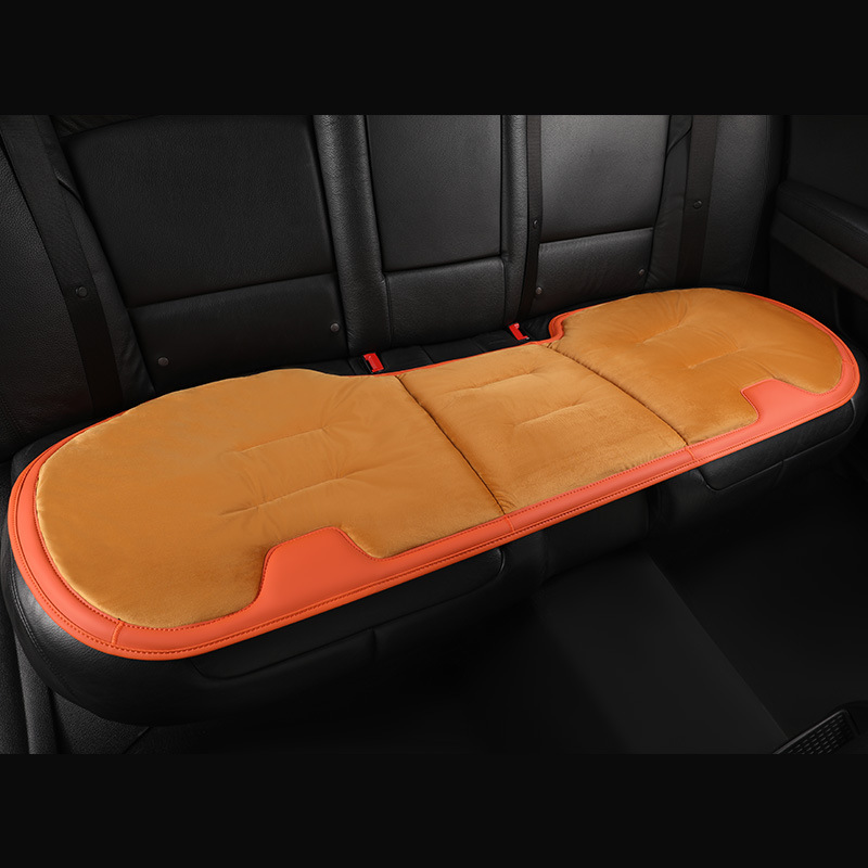 Flannel Car, Universal Seat cushion, seat cover - brown