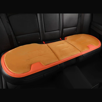 Non-Slip Soft Car Seat Cushion | Seat cushion, seat cover - long-strip-of-cayenne-brown-no-car-logo