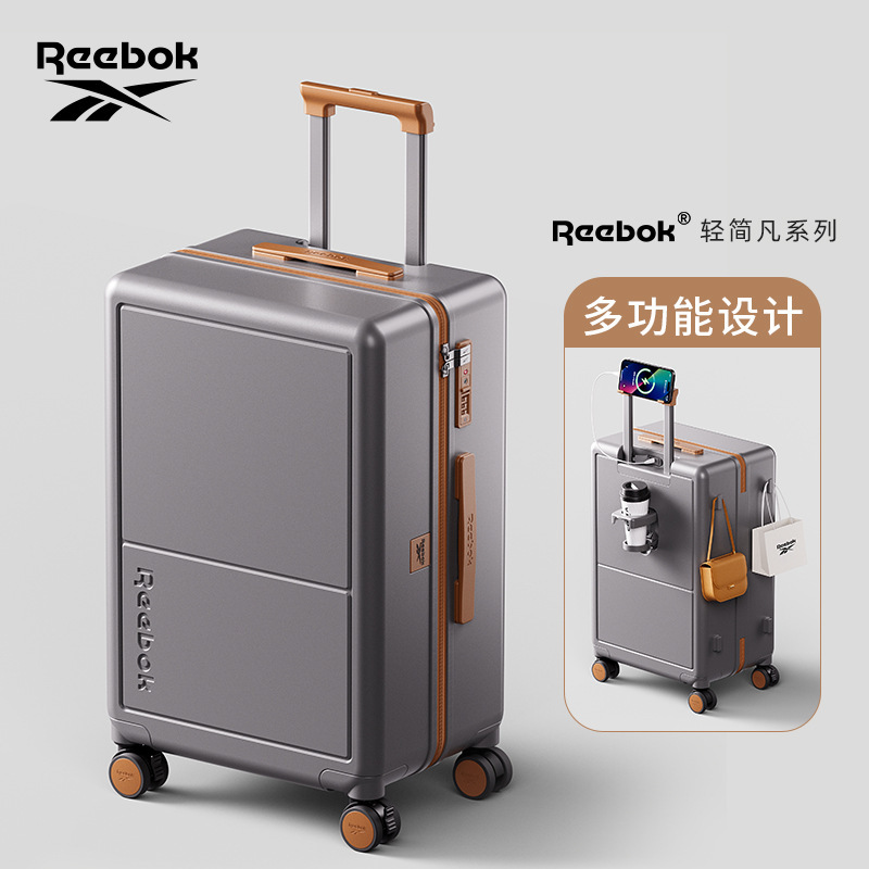 Reebok锐步行李箱20寸登机箱纯PC抗摔拉杆箱24旅行箱行李箱密码箱|undefined