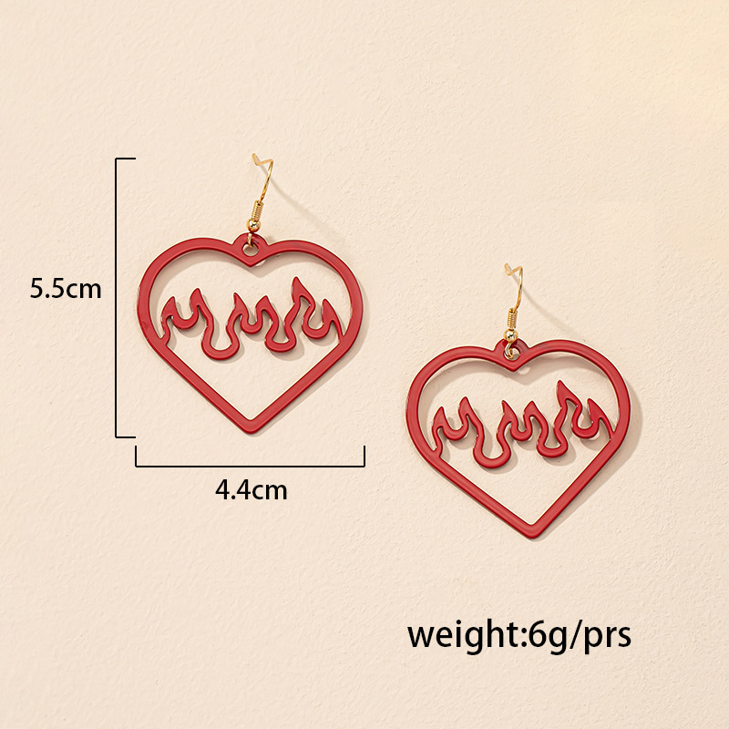 New Year Earrings Lady Festive Love Retro Earrings Wholesale display picture 1