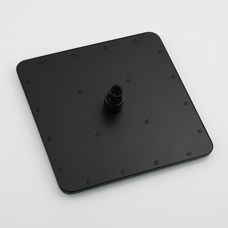 Latón baño ducha rociador superior presurizado boquilla de ducha baño cuadrado ducha cabeza de Ducha