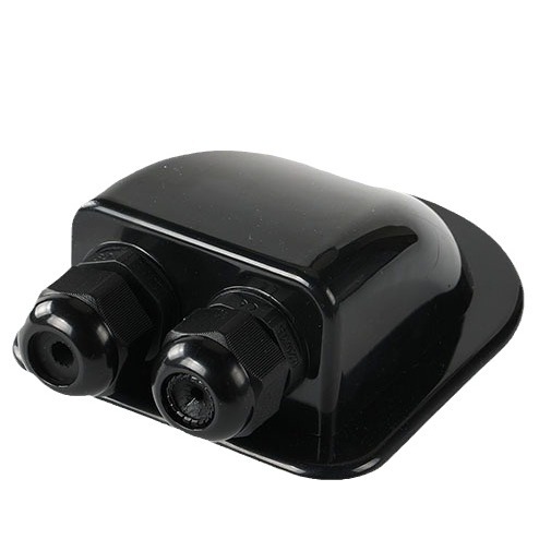 Suministro directo de fábrica RV yate panel solar fotovoltaico instalación fija soporte doble agujero roscado impermeable caja conexiones