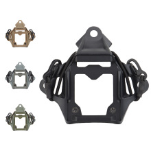 战术高切头盔三代墨鱼干适配FAST米奇盔改装支架尼龙转接基座配件