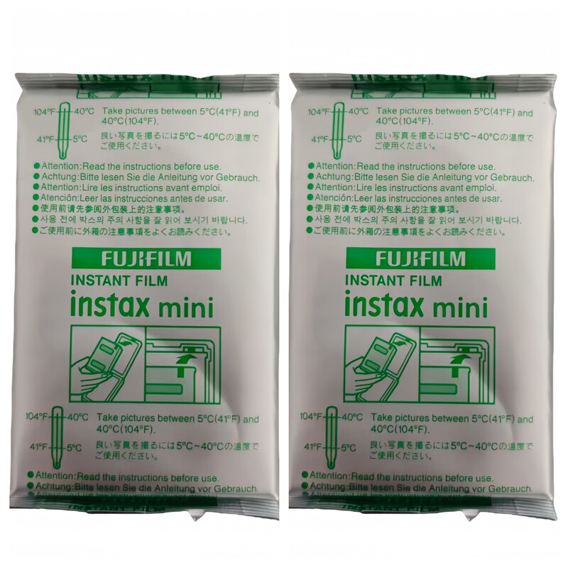 Fuji Instax Instant Mini 3inch White-Edged Photo Paper Universal Dropshipping/[Optional Sf Express]