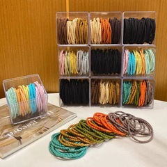 Basic 20 rubber bands women high elasticity hair tie, popular headband, simple Korean style hair accessory, wholesale high ponytail ribbon