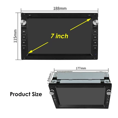 DVD Navigation – Cross-border 7-inch navigation is