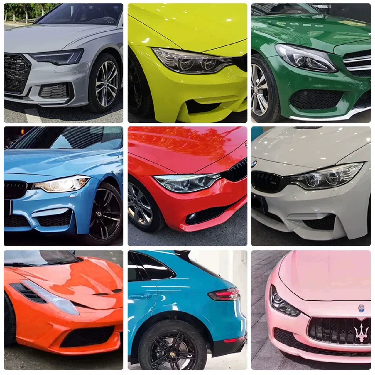 Заводская оптовая цена Crystal Nardo Grey Автомобильная изменная пленка ПЭТ пианино Черная пленка кузова