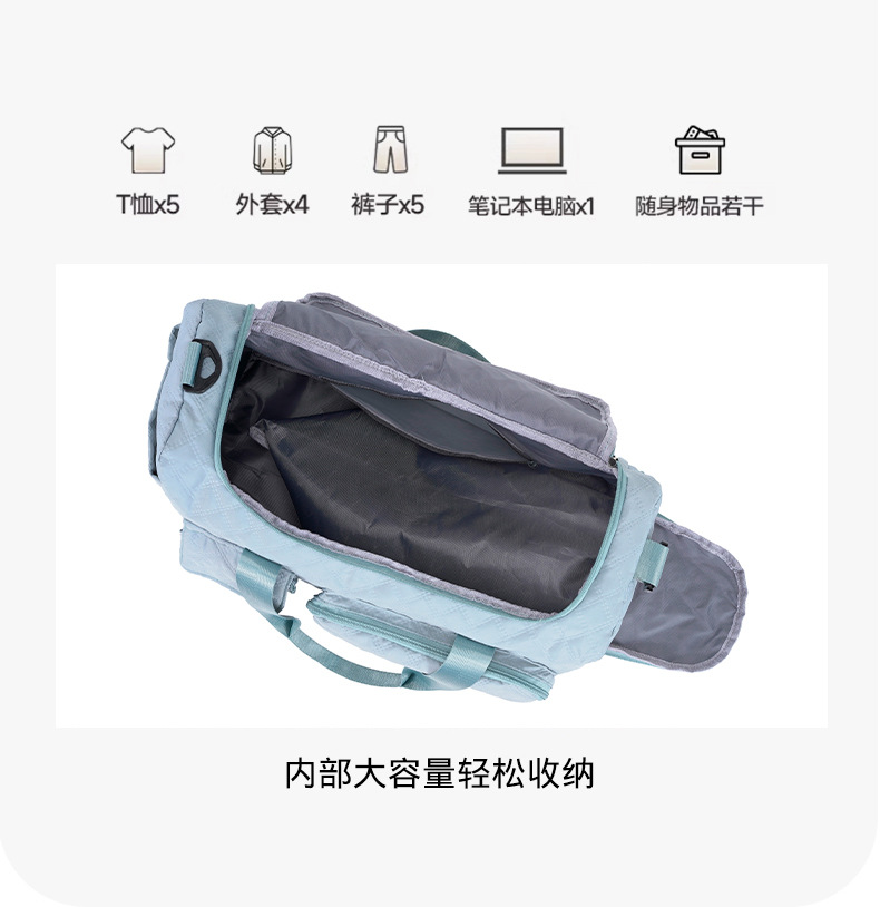 2026 New Style Fashion Outdoor Camping Multifunctional Large Capacity Portable Handheld Cross-Border Hot-Selling Washable Luggage Bag