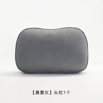 Suitable for Xpeng Mona M03 Headrest, Waist Pillow, Neck Pillow, Original Car Color Neck Pillow, Mall Same Style Interior Car Supplies (Headrest) - xpeng-m03-official-same-style-headrest-morning-mist-gray-1-piece-set