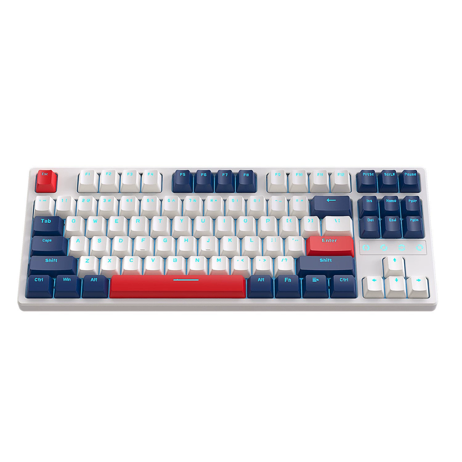 Liberty Wolf K87 горячий соединитель 87 - клавиатура механическая настроенная RGB проводная беспроводная Bluetooth три режима подключения