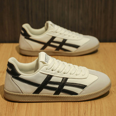 一件代發休閒阿甘鞋男運動小白鞋軟底低幫板鞋時尚潮流駕車男鞋潮