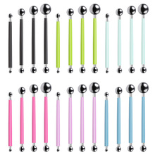 圆球不锈铁4支丸棒 粘土捏塑撵花塑形工具翻糖烘培美术陶泥工具