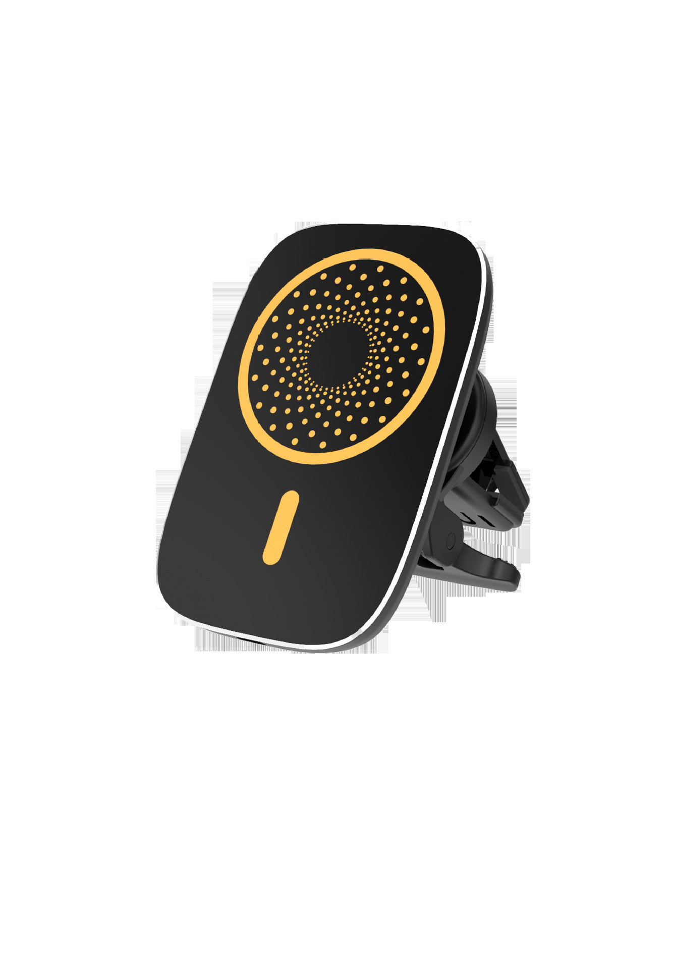 New D26 Wireless Stand 15W Fast Charging Magnetic Car Suitable for Apple Phone_voghion.com