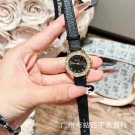 dimini新品皮带女表数字刻度简约气质百搭休闲皮带手表女跨境贸易