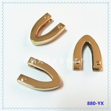 服饰配件箱包五金 4分皮带腰带尾夹扣 织带金属V字尾夹 拉链尾制