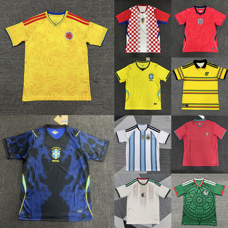 World Cup National Team Jerseys Brazil Argentina Mexico Germany Spain England Thailand Fan Edition Jerseys Wholesale