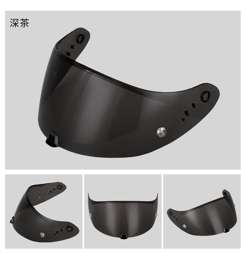 Motorcycle Helmet R1 Lens, Compatible with R1/520/1400 Model Helmet Accessories, Windproof and Sunproof Safety Lens