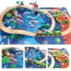 Electric dinosaur railed, 80 pieces
