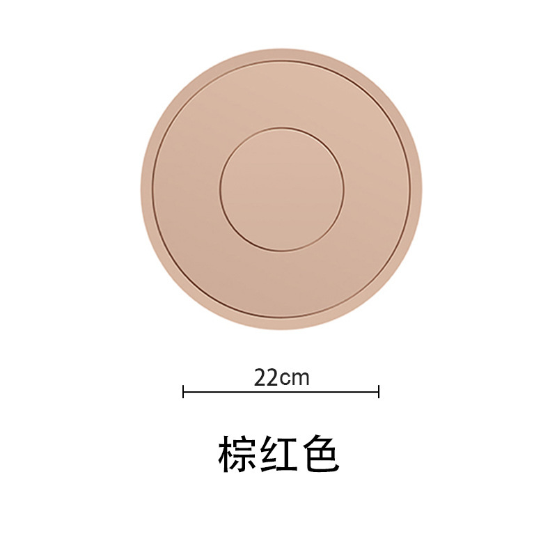 [신규 및 확대] 22cm 브라운 레드