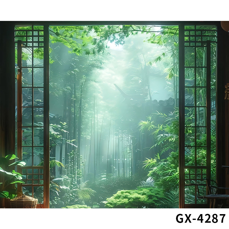 Paño de fondo de transmisión en vivo Nuevo estilo chino sala de transmisión en vivo pared de fondo diseño de escena tridimensional 3d accesorios de fotografía sentido avanzado