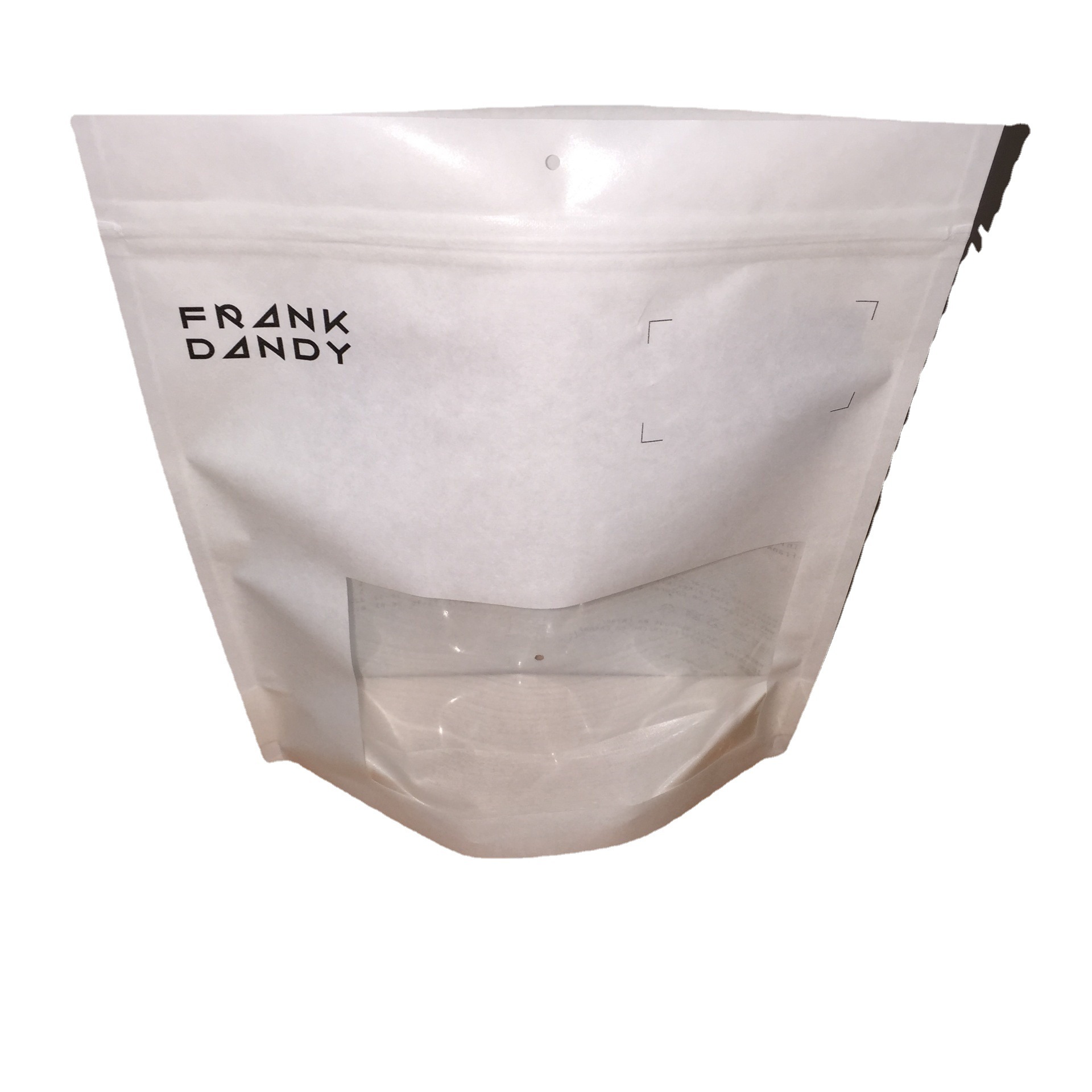牛皮纸开窗塑料零食食品包装袋自立拉链袋密封食品包装袋印刷
