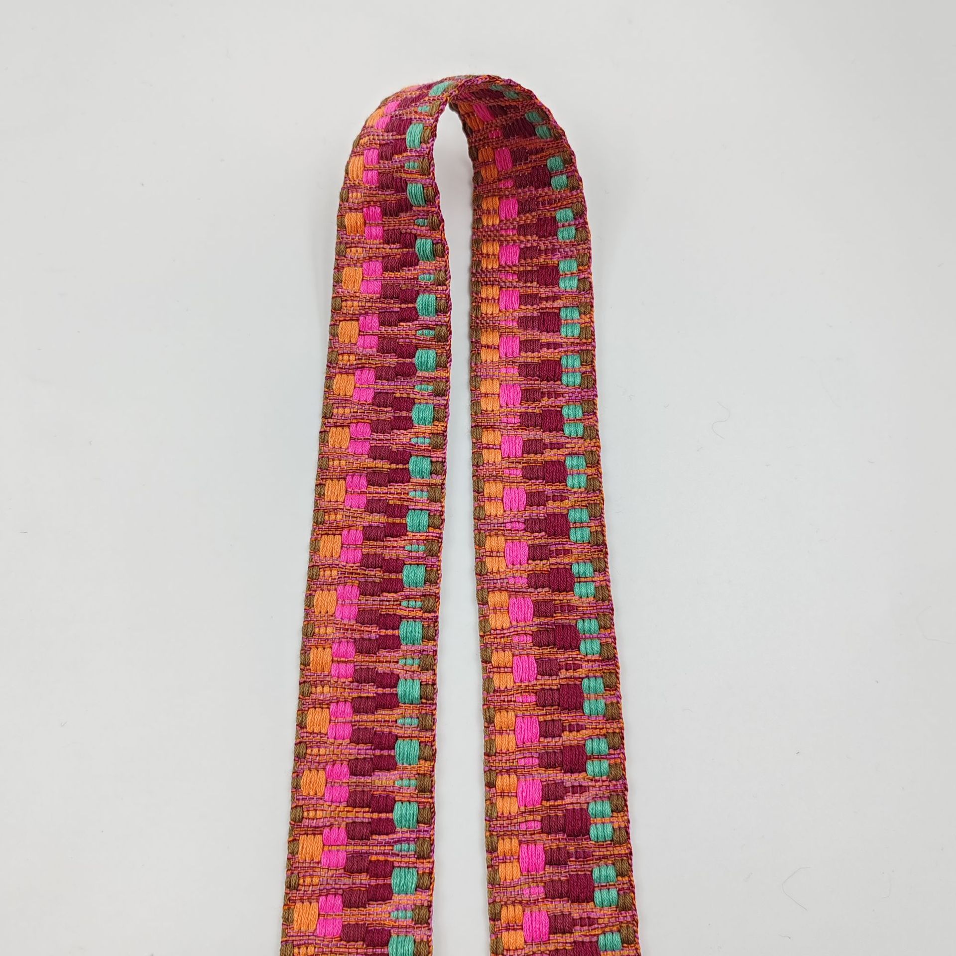 Se puede personalizar 3.8cm5cm cinta jacquard estilo étnico poliéster correa de equipaje ropa zapatos sombreros correa de hombro correa tejida