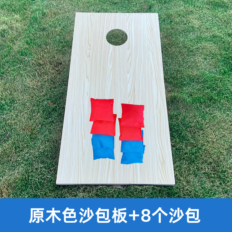 Bolsa de arena junta de lanzamiento al aire libre camping interior grupo de padres-hijos juego de construcción clásico americano bolsa de tela bola agujero de maíz personalizado