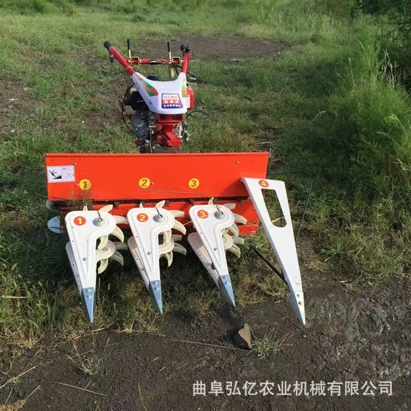 多用途自走式汽油割晒机 秸秆草养牛割草机手扶式青稞大麦收割机