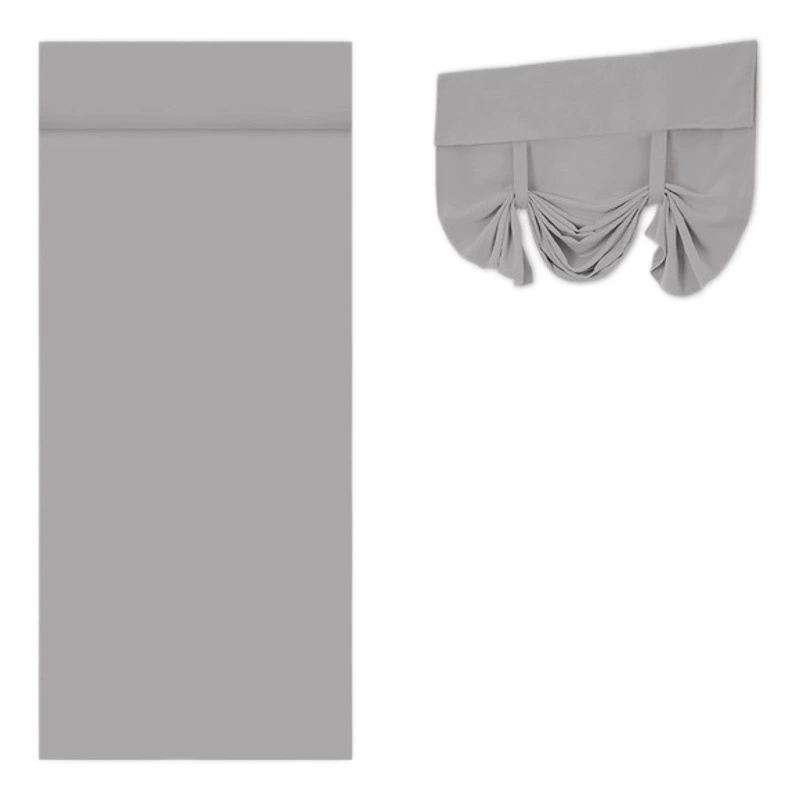 Новый продукт, прямые продажи с фабрики, внешняя торговля, трансграничная готовая дверная занавеска, высокоточная короткая занавеска, однотонная затемняющая занавеска, римская занавеска на липучке