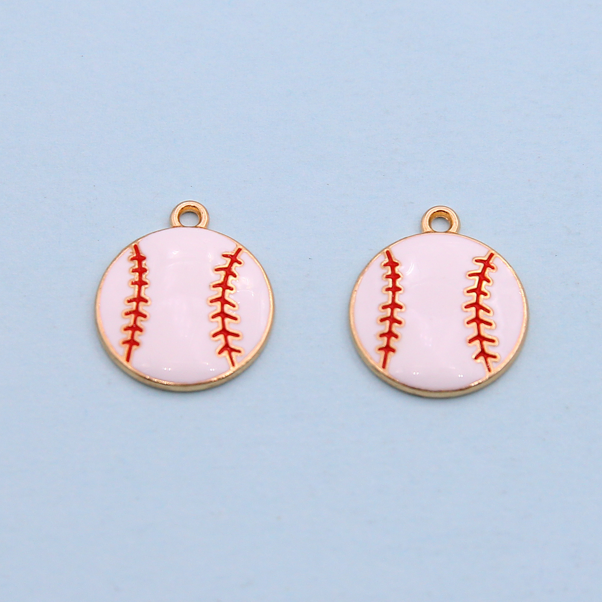 Cross-border hot selling cartoon sports personalized baseball pendant diy small pendant keychain mobile phone buckle pendant accessories