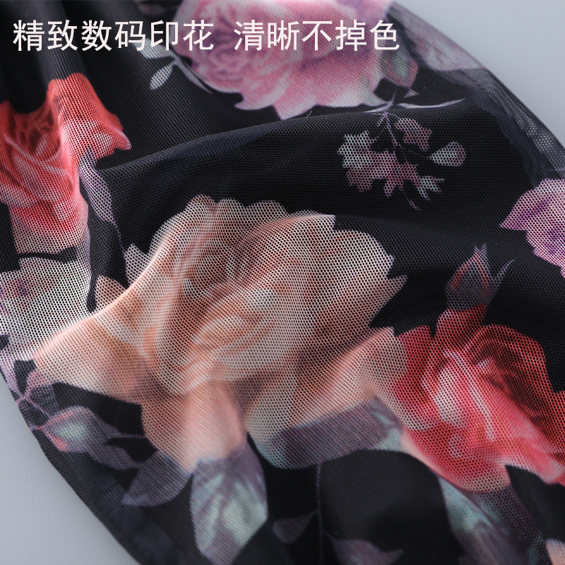 Summer Mesh Women's Summer Thin Sun Protection Mask Ice Silk Breathable Hole Lady Korean Style Veil Enlarged Full Face Protection