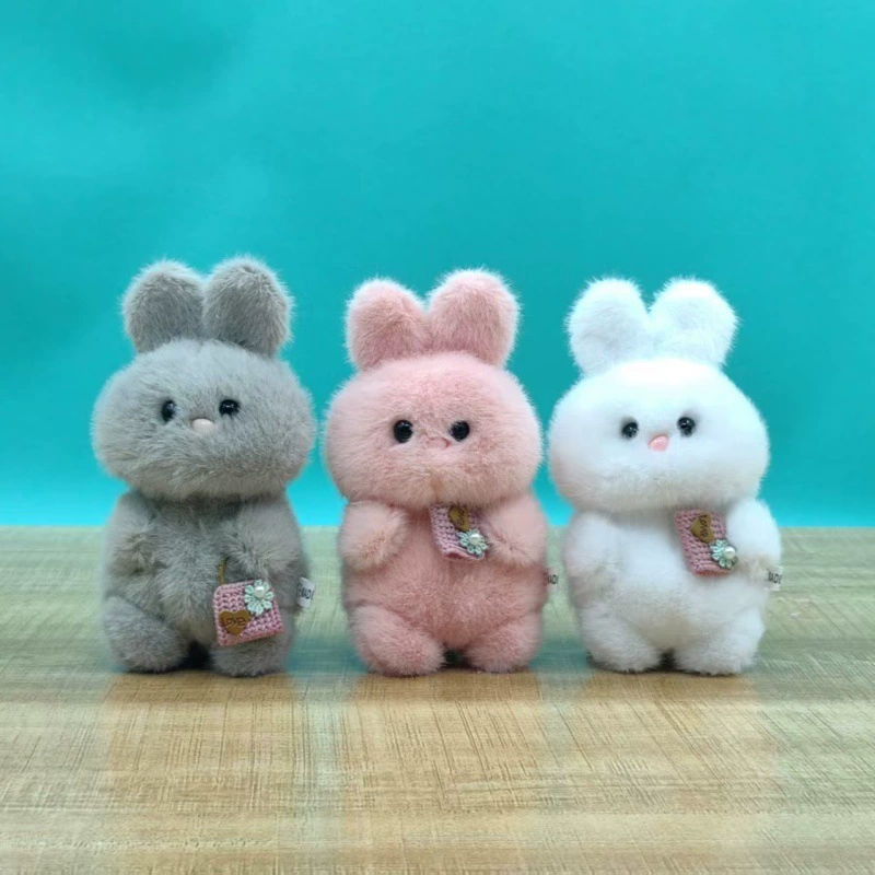 Plush cute toy, doll, small bag, rabbit, keychain