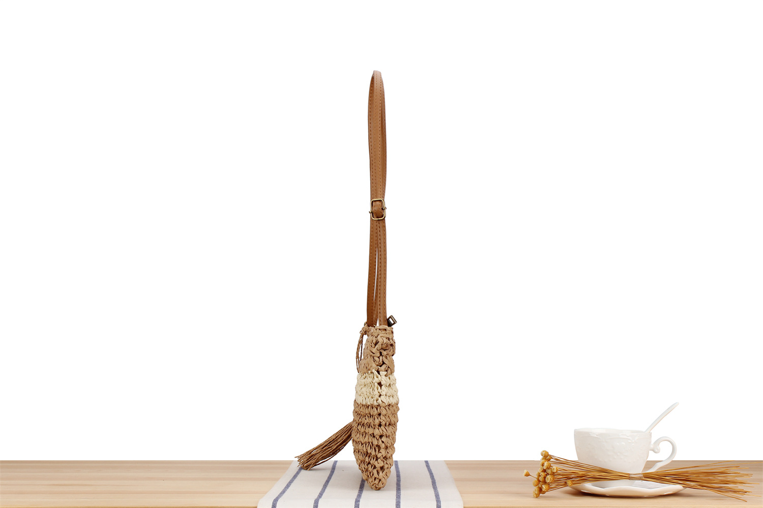 Women's Basic Vacation Solid Color Paper String Shopping Bags display picture 5