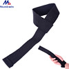 black Help with motion Bodybuilding Wrist band Up Weightlifting train Deadlift Grip Help with Cross border