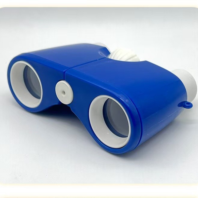新款纯色儿童望远镜 便携耐用手持望远镜 户外高清入门观鸟镜批发