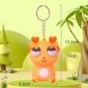 8cm eye-popping dragon (keychain) Orange + OPP bag