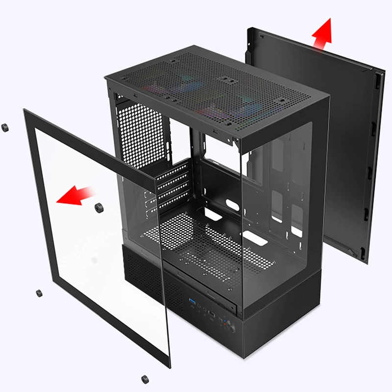 Mini PC chassis (Amazon Xuanwu) MINI, full‑transparent side panel, water‑cooling ready