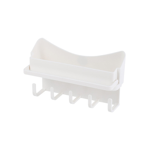 Wall-mounted hairband hairpin storage rack hook wall punch-free cosmetics lipstick storage box hair accessories organizer rack
