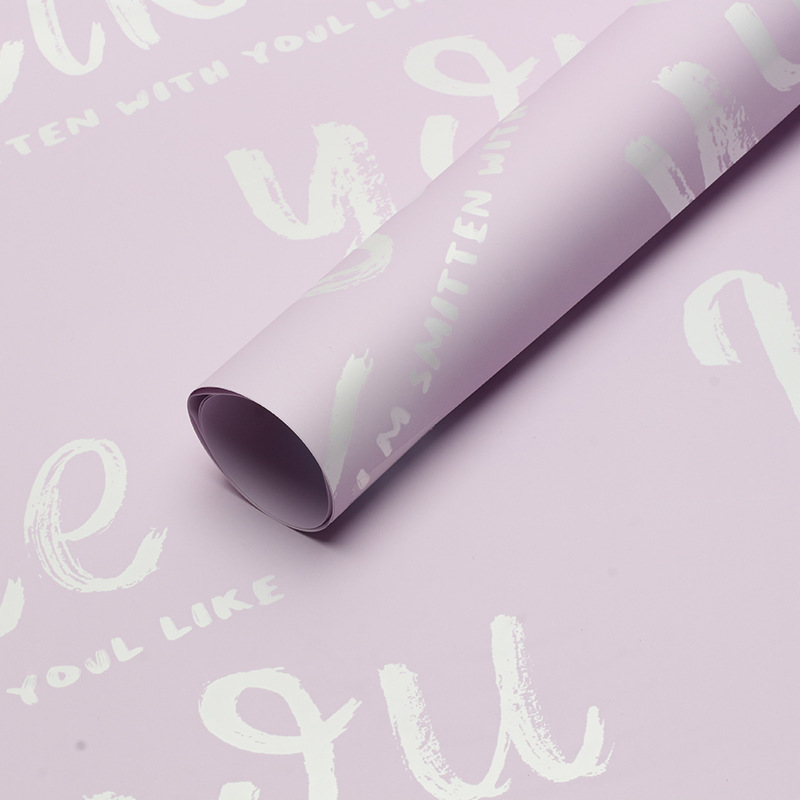 Huaxi como usted envasado de flores película plástica LIKEYOU ramo de flores de San Valentín material de embalaje de papel