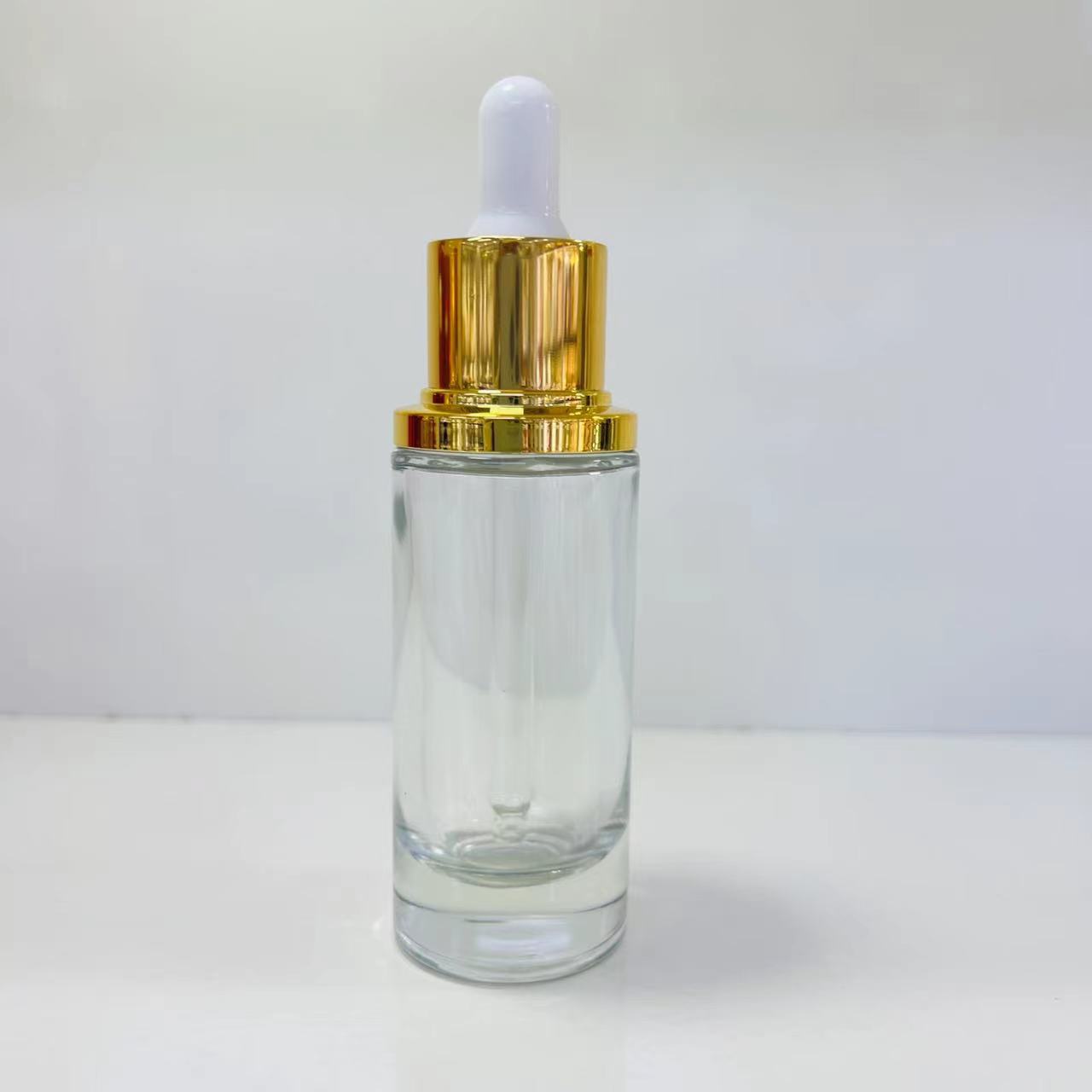 新款 现货30ML精华瓶 化妆品包装玻璃瓶 胶头滴管玻璃瓶 精华原液