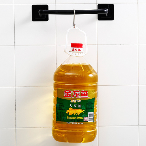 Manufacturer's punch-free, traceless bathroom towel rack, kitchen multi-functional pot cover, rag storage rack, slipper rack, towel bar